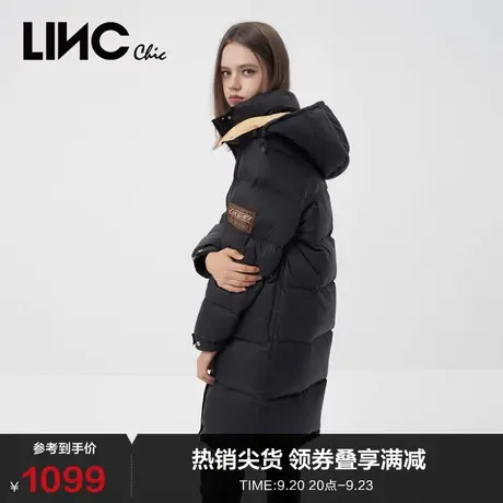 LINCCHIC金羽杰羽绒服女高充绒防护感中长款羽绒服女冬Y22806323商品大图