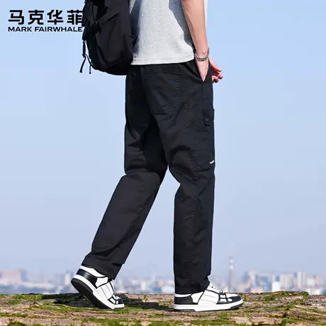 马克华菲工装裤男夏季2025新款港风复古潮牌宽松男款休闲裤子薄X商品大图