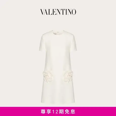 【24期免息】华伦天奴VALENTINO女士 CREPE COUTURE短款连衣裙商品大图