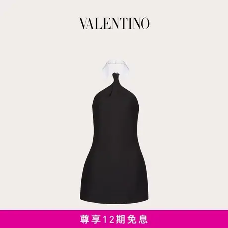 【12期免息】华伦天奴VALENTINO女士 CREPE COUTURE短款连衣裙图片