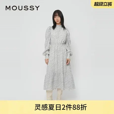 MOUSSY24夏季新品法式田园风花边立领碎花连衣裙028HAZ30-1331图片