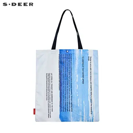 sdeer圣迪奥女装时尚字母晕染休闲手提包帆布包S20383848图片