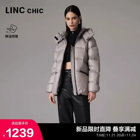 LINCCHIC金羽杰短款羽绒服女冬季2023新款超轻亮彩潮流面包服2324图片