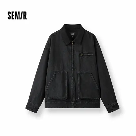 森马牛仔外套男工装复古底特律夹克纯棉2025秋冬新款上衣休闲户外图片