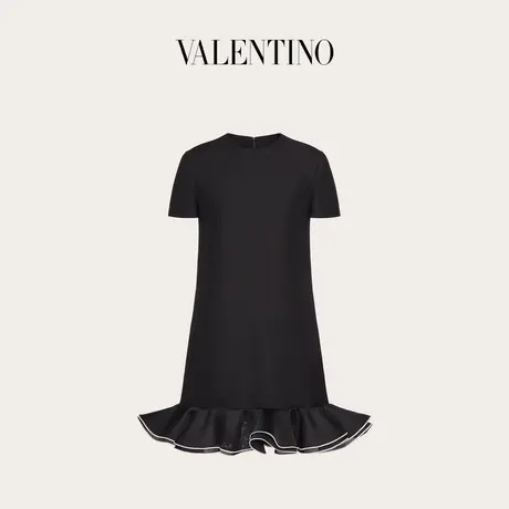 【季末优惠】华伦天奴VALENTINO女士 CREPE COUTURE 短款连衣裙商品大图