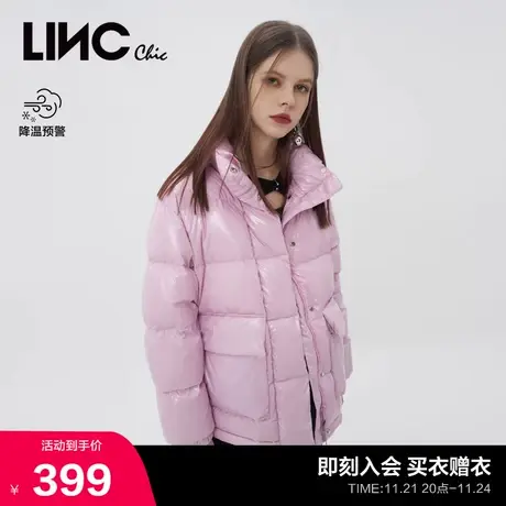 LINCCHIC金羽杰羽绒服男女同款短款羽绒服女冬季外套Y21805113商品大图