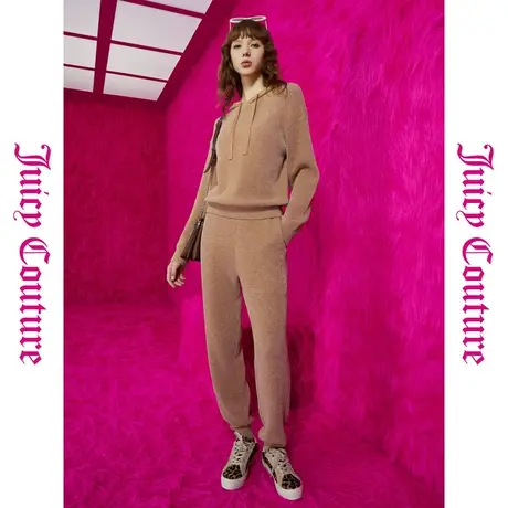 Juicy Couture橘滋春夏新款长裤束脚裤卫裤时尚百搭运动休闲裤女商品大图