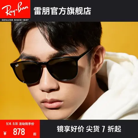 RayBan雷朋太阳镜板材方框黑超时尚简约墨镜0RB4387F🛶商品大图