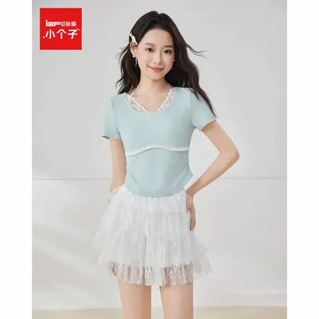 IEF/爱依服上衣2025夏季新款法式温柔小女人气质纯欲风少女感上衣图片
