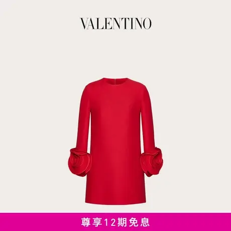 【24期免息】华伦天奴VALENTINO女士 CREPE COUTURE 短款连衣裙图片