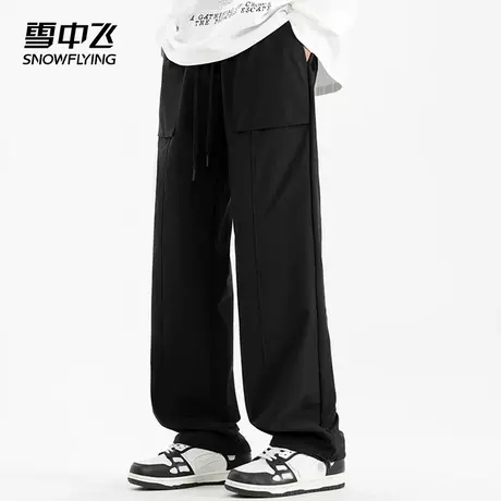 雪中飞休闲裤2025春夏新款日常百搭时尚简约防水户外休闲运动长裤图片