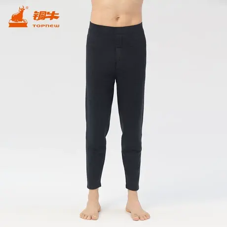 Topnew/铜牛秋冬德绒男裤 弹力修身秋裤男厚NK065商品大图