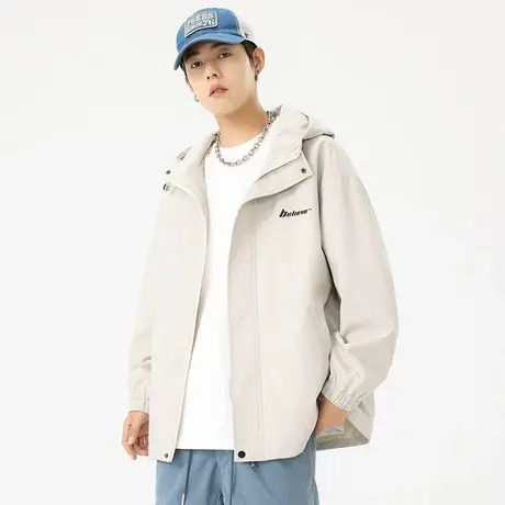 回力冲锋外套男春秋季2025新款美式潮牌户外工装夹克男生防风衣服图片