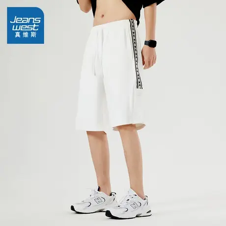 VF真维斯男装 2025夏季新款男款韩式街头风简约时尚百搭男士短裤商品大图