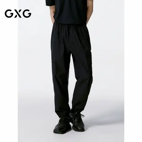GXG男装 商场同款工装设计宽松束脚裤男休闲裤 24年秋G24X023066图片