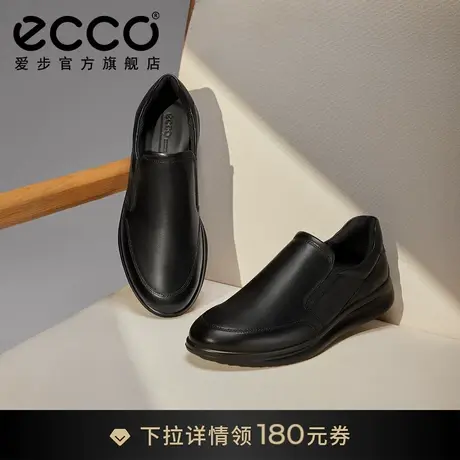 ECCO爱步休闲乐福鞋男 商务一脚蹬鞋豆豆鞋男 雅仕207144商品大图