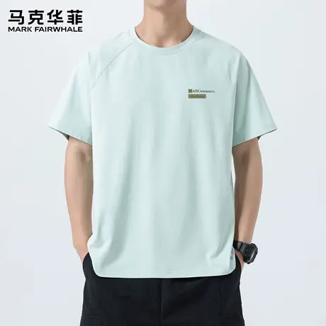 马克华菲t恤男夏季潮流休闲跑步运动衣服男生健身速干宽松短袖男X商品大图