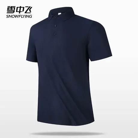 雪中飞POLO衫2025春夏新款凉感舒适透气日常简约百搭男士耐穿短恤商品大图