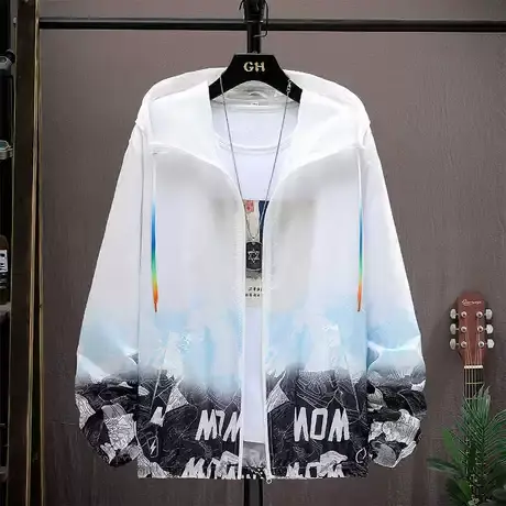 夏季冰丝防晒衣男士薄款清爽潮流防晒服青少年初中高中学生外套图片