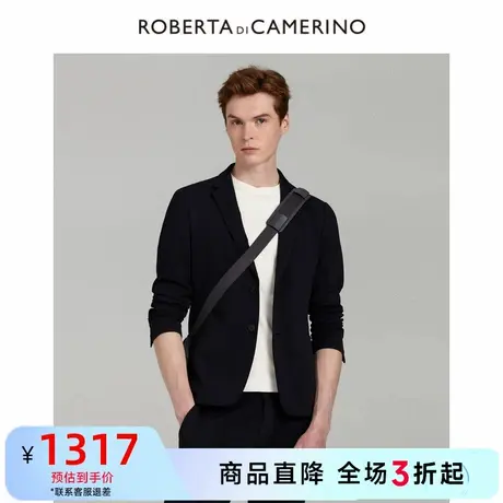 【春季新品】ROBERTA诺贝达商务休闲纯色单西西服套西外套男商品大图