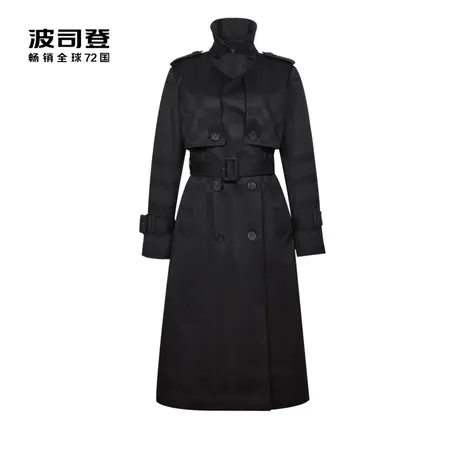 【首创波司登风衣羽绒服】新款女士长款防风防水商务外套图片