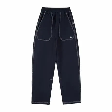 a02轻户外运动工装风阔腿垂感长裤2025春季宽松女式休闲裤商品大图