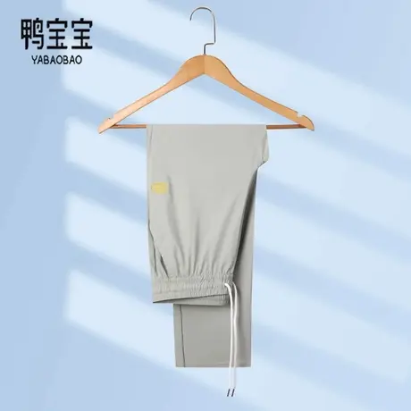 YBB/鸭宝宝男女同款休闲冰丝裤商品大图