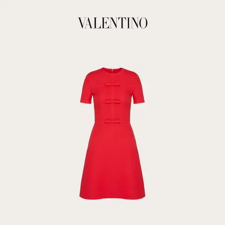 【季末优惠】华伦天奴VALENTINO女士 CREPE COUTURE 连衣裙商品大图