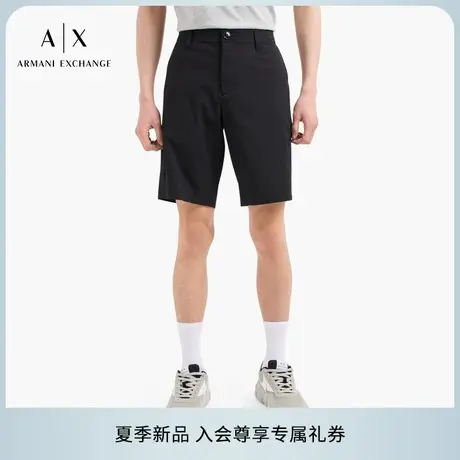 ARMANI EXCHANGE/阿玛尼25夏季新款男直筒薄款休闲工装百慕大短裤图片