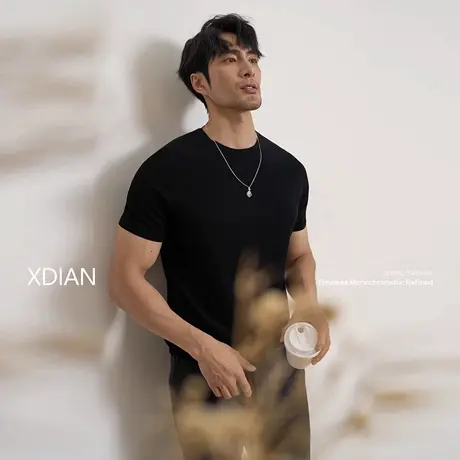 【前4小时8折】续点「07.05 20:00 新品」凉感冰丝纱针织衫短袖图片