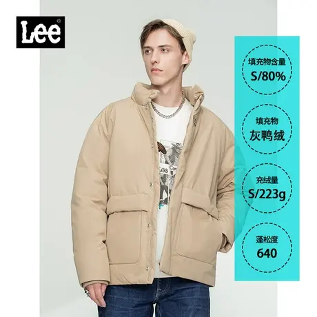 Lee商场同款21秋冬新品舒适版型多色羽绒服外套男LMT0013904QE图片