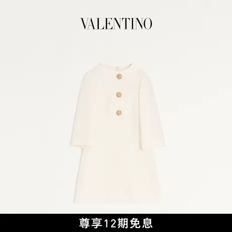 [早秋新品]华伦天奴VALENTINO女士 CREPE COUTURE 短款连衣裙商品大图
