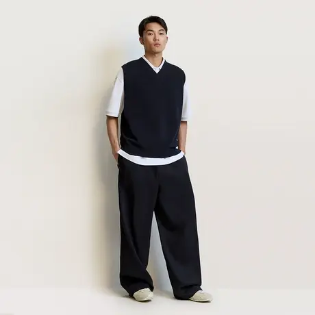 TRENDIANO 醋酸羊毛呢休闲裤男士高端长裤子 1SH2060610图片