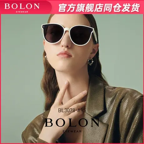 BOLON暴龙眼镜2022年新品女款太阳镜偏光板材猫眼墨镜BL3078图片