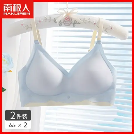 无痕内衣女小胸聚拢文胸无钢圈收副乳冰丝运动少女美背性感胸罩DY商品大图