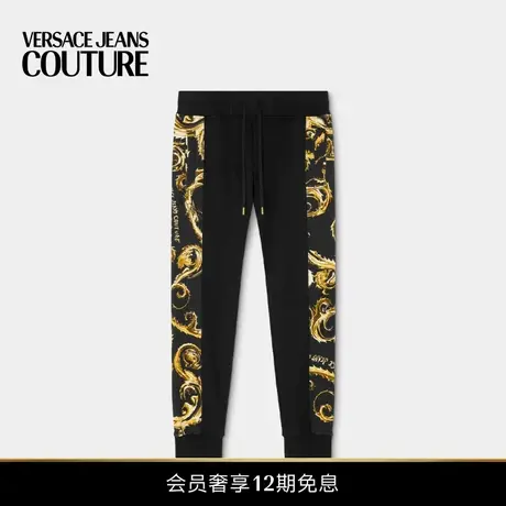 【12期免息】VERSACE JEANS COUTURE 男士Chromo Couture运动裤图片