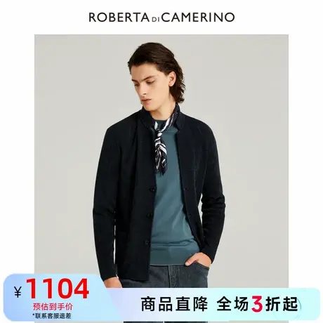 【绵羊毛】诺贝达23春夏季新款柔软舒适空调开衫毛休闲针织衫外套图片