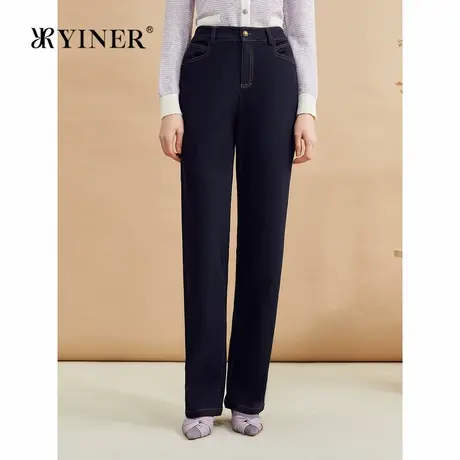 YINER音儿专选2024冬季新款牛仔裤8C64520066商品大图