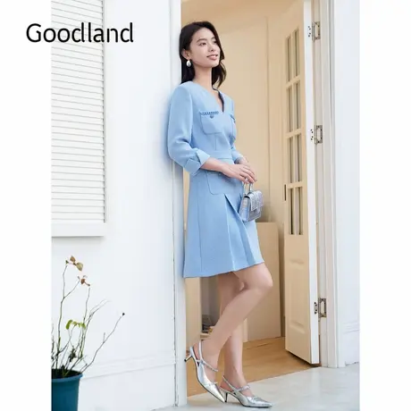 Goodland美地2024秋季新款连衣裙图片