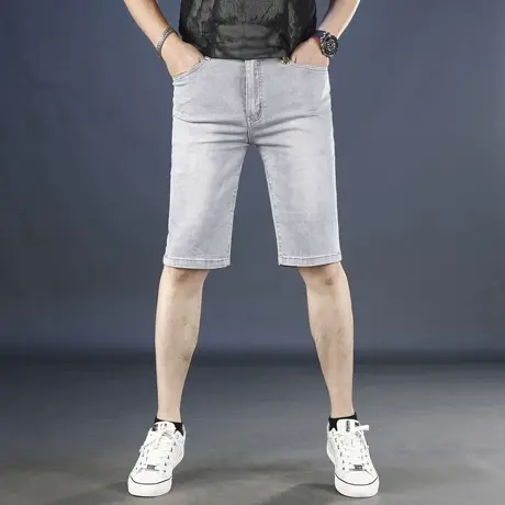 2025夏季新款男士牛仔短裤商品大图