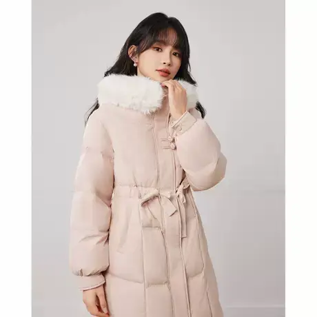 IEF/爱依服2024冬季新款时尚百搭保暖简约小众设计羽绒长外套图片