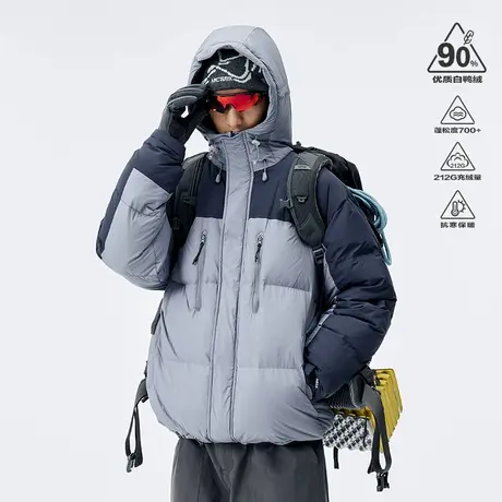 BENPANDA 云游羽绒服男款冬季2024新款90绒加厚短款防寒服外套潮图片