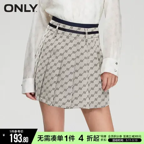 ONLY冬季休闲时尚百褶短裙A字裙半身裙女|123216032商品大图