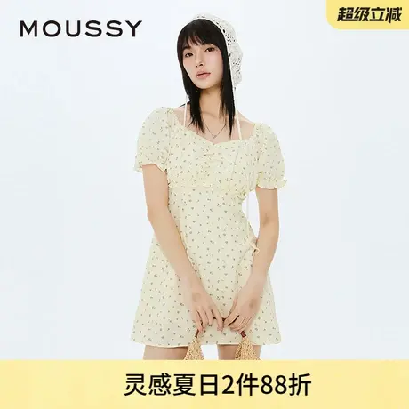 MOUSSY 夏季甜美少女学院风碎花连衣裙女028HS930-0411商品大图