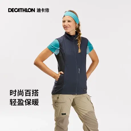 Decathlon/迪卡侬迪卡侬旗舰店徒步登山防风背心加绒保暖马甲ODF商品大图