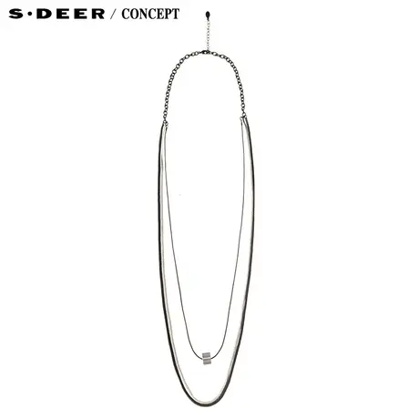 【新品】sdeer圣迪奥专柜正品现代感极简装饰项链S16384378图片
