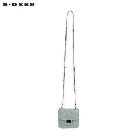sdeer圣迪奥女装夏季简约斜跨单肩迷你方包S21283816图片