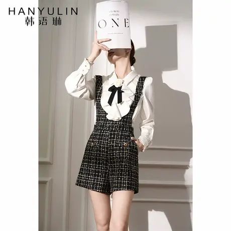 韩语琳 白色长袖衬衫2025新款女轻奢高级感夏季款设计感法式上衣商品大图