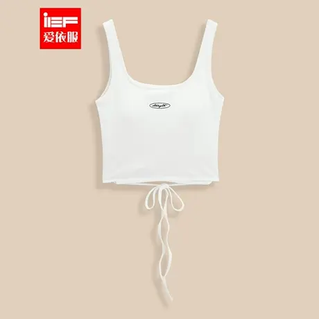 IEF/爱依服2025夏季新款美式甜酷个性辣妹自带胸垫设计吊带背心图片