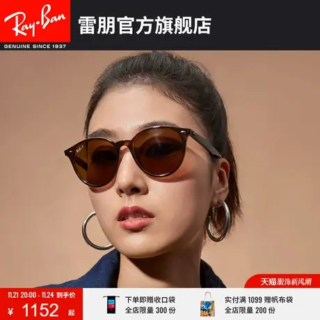 RayBan雷朋太阳镜潘托斯男女偏光墨镜0RB4305F可定制🚭商品大图